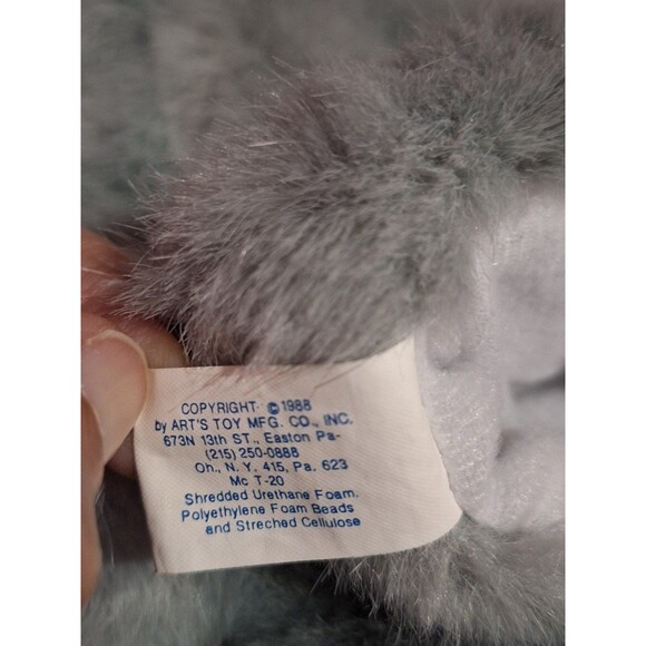 Vintage Arts Toy Koala hand puppet 1988 Plush - Picture 6 of 6